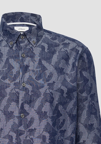 s.Oliver Regular Fit Hemd in Blau