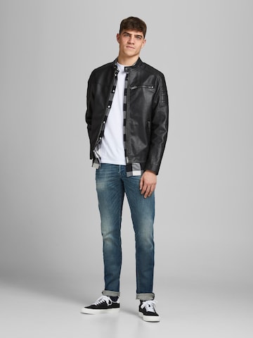 JACK & JONES Regular fit Átmeneti dzseki - fekete