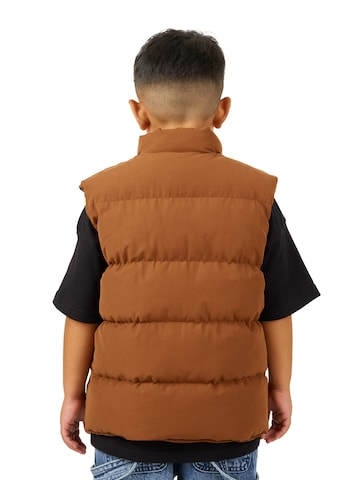 FAMILY 1ST FAMILY 4EVER Vest 'Good Times' in Brown