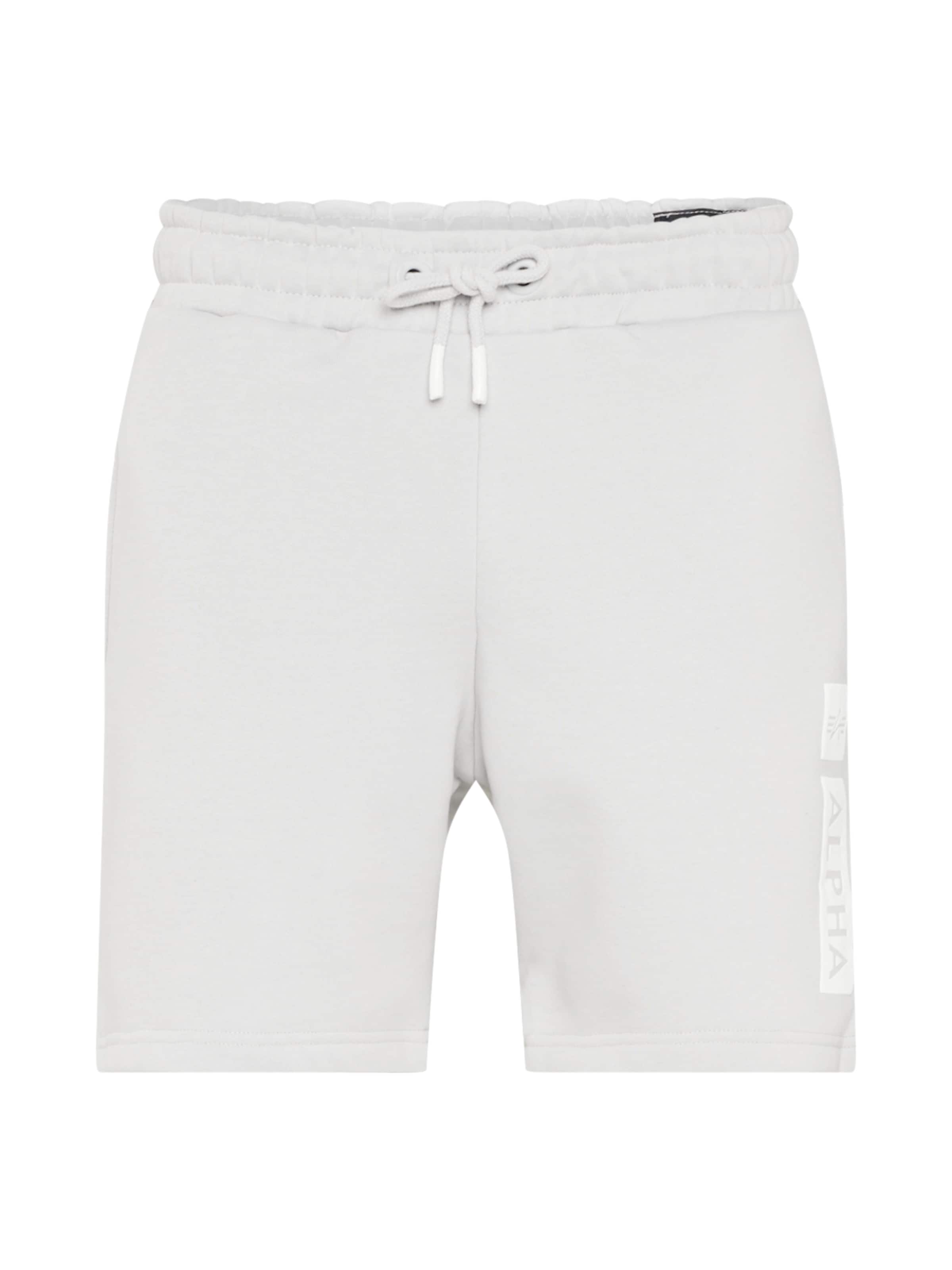 ALPHA INDUSTRIES Normální Kalhoty – šedá: přední strana