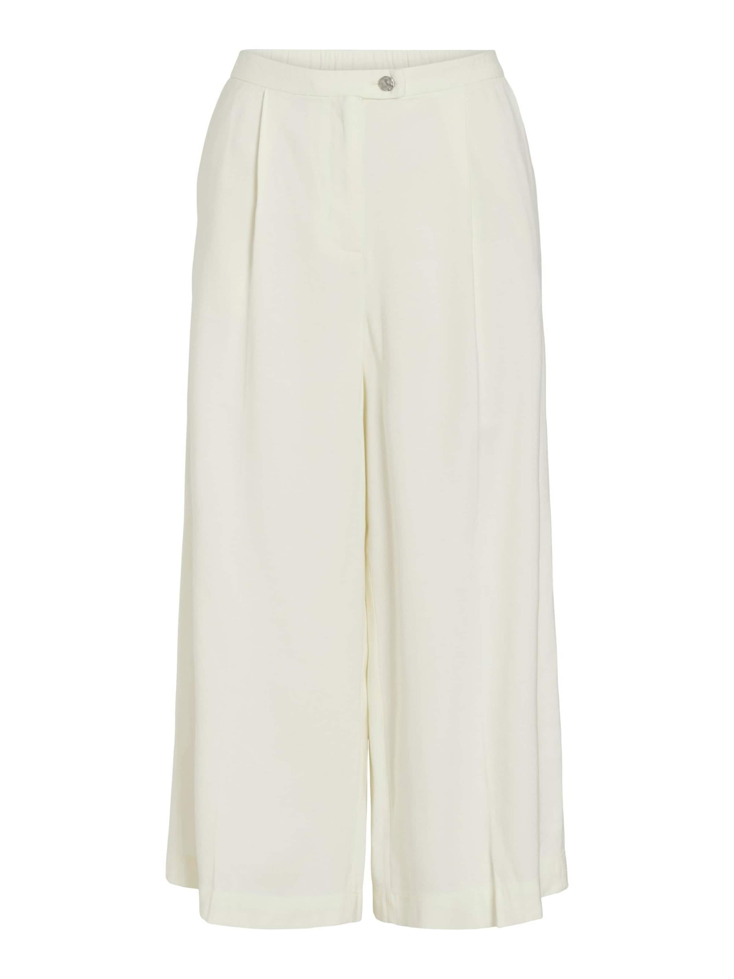 Wide Leg Pantalon à pince 'VIMarlee' VILA en blanc : devant