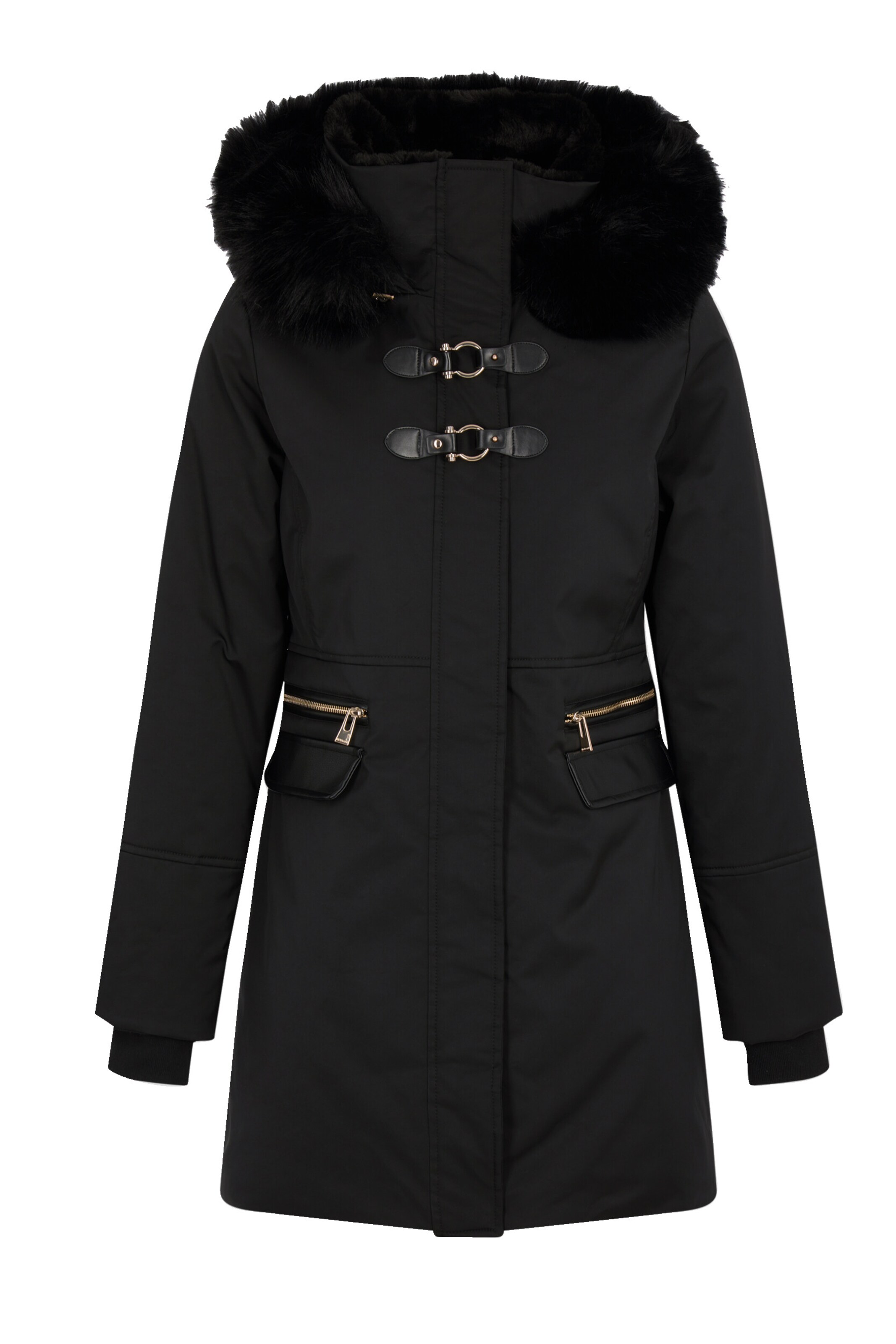 Morgan Winter parka '252-GKILIA' in Black: front