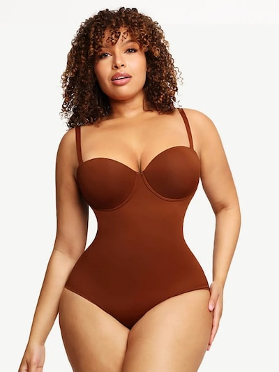 FÉMINITÉ Fatale Shaping top 'AMIRA' in XXS-XS/A/B/C in Brown, Item view
