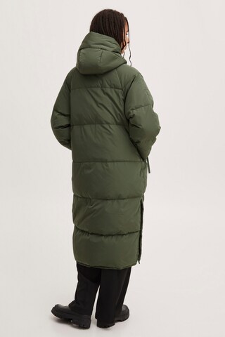 ICHI Winter Coat 'BUNALA' in Green