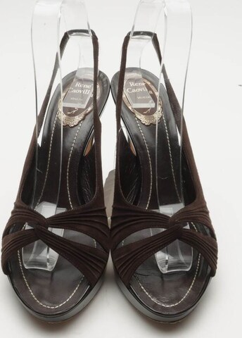 René Caovilla Sandals & High-Heeled Sandals in 39,5 in Brown
