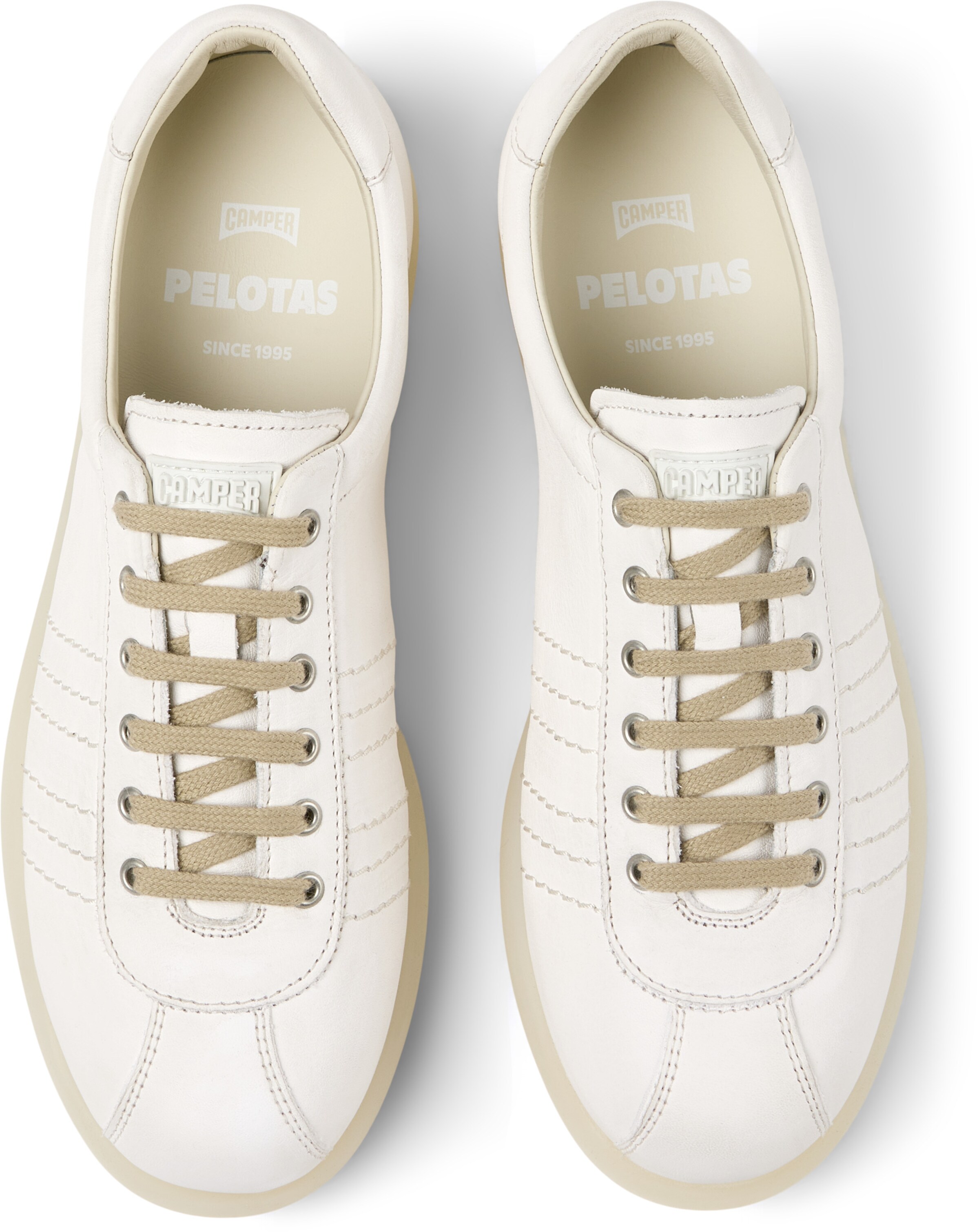 Baskets basses 'Pelotas Ariel' CAMPER en blanc