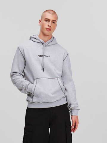 Sweat-shirt KARL LAGERFELD JEANS en gris : devant