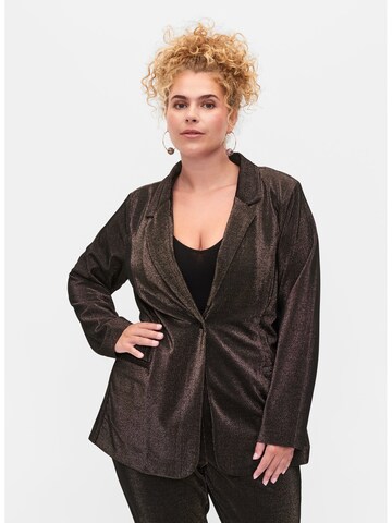 Zizzi Blazer i sort: forside