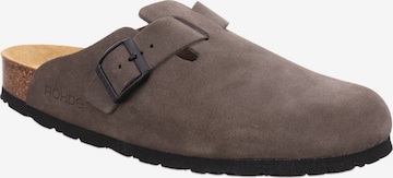 ROHDE Mules in Grey: front