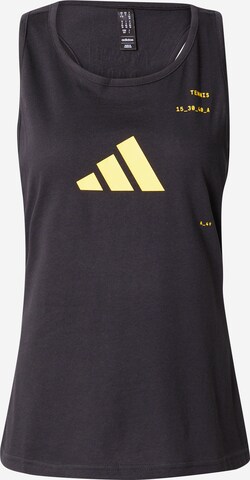 ADIDAS PERFORMANCE Sporttop 'CAT' in Zwart: voorkant