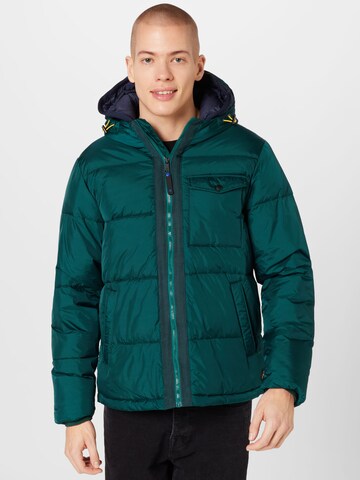 SCOTCH & SODA Winter Jacket in Blue: front