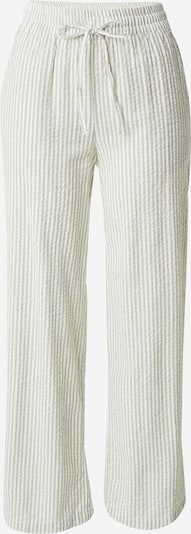 PIECES Pantalon 'SALLY' en vert clair / blanc cassé, Vue avec produit