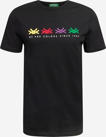 UNITED COLORS OF BENETTON Shirt in Black: front