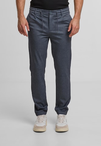 Coupe slim Pantalon à pince 'Zeddi' INDICODE JEANS en bleu : devant