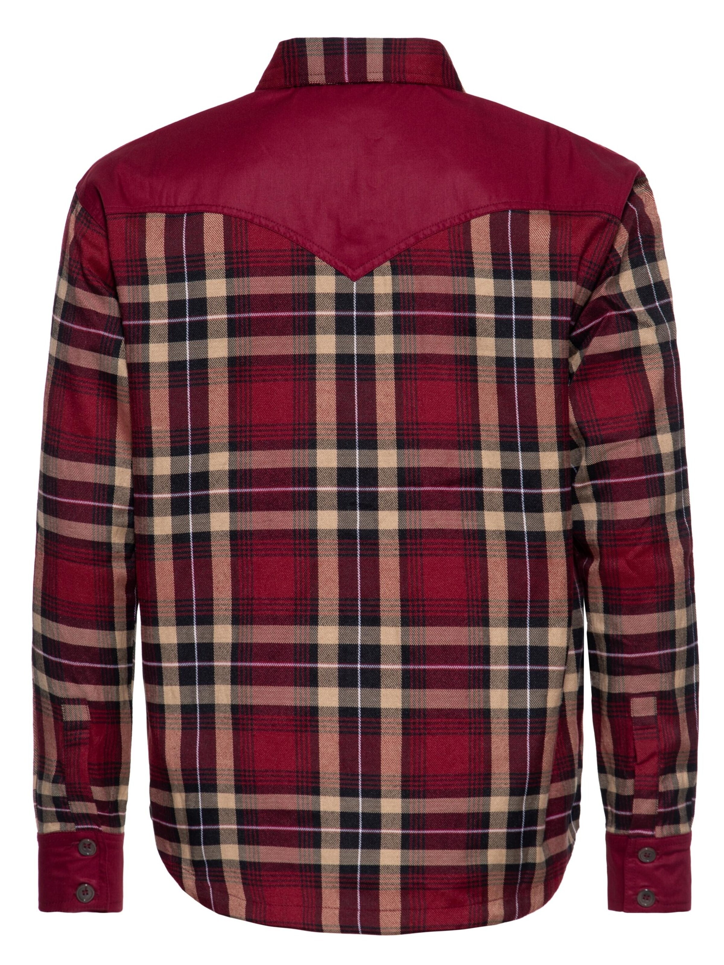 King Kerosin Regular Fit Hemd in Rot