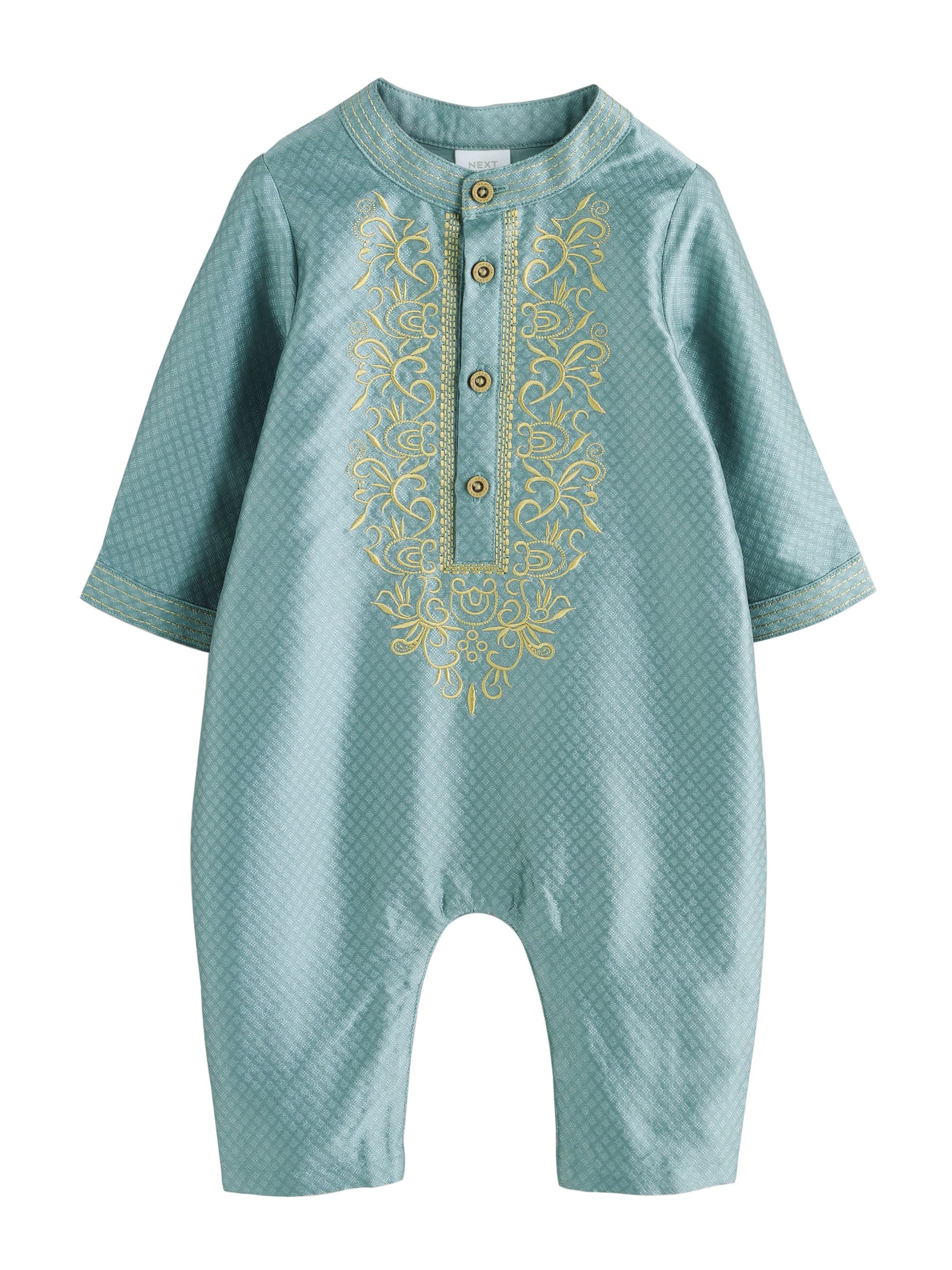 Barboteuse / body Next en vert : devant