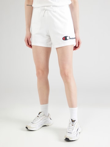 Champion Authentic Athletic Apparel Обычный Штаны в Белый: спереди