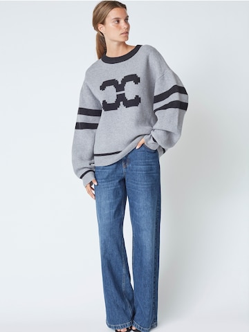 co'couture Trui 'Row' in Grijs
