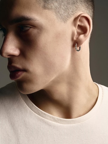 REYTEL - Pendientes 'HARD' en plata