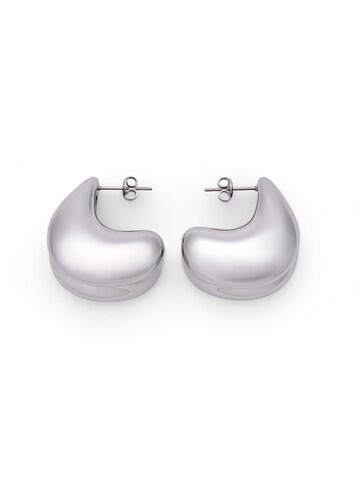 EDITED - Pendientes 'Niah' en plata: frente