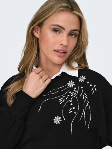 ONLY Mikina 'ONLCamela Brooke' - Čierna