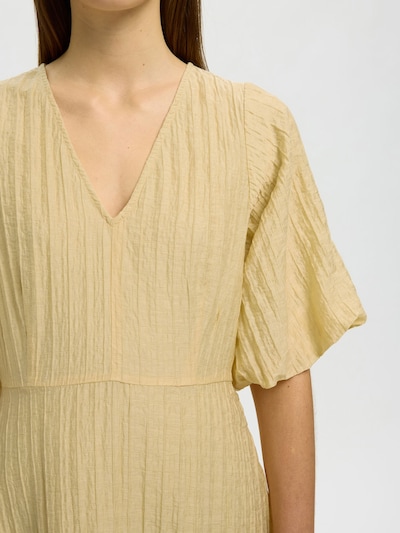 SELECTED Robe en 40 en miel, Vue avec produit