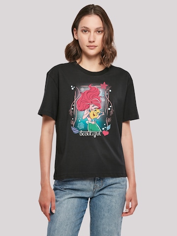 F4NT4STIC Shirt 'Prinzessin Arielle die Meerjungfrau' in Black: front