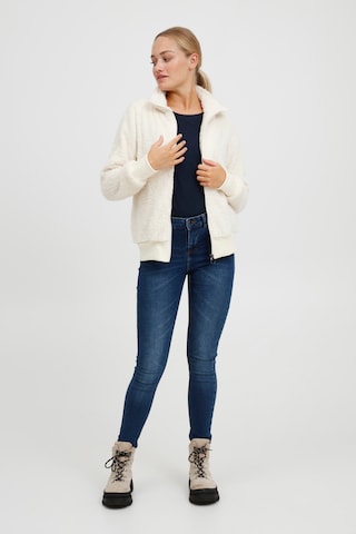 Oxmo Between-Season Jacket 'Anneka' in White