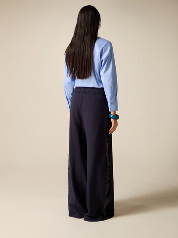 oltre - Ropa ancha Pantalón en azul