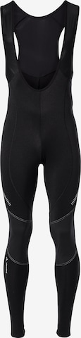 VAUDE Skinny Outdoor Pants 'Active Warm' in Black: front