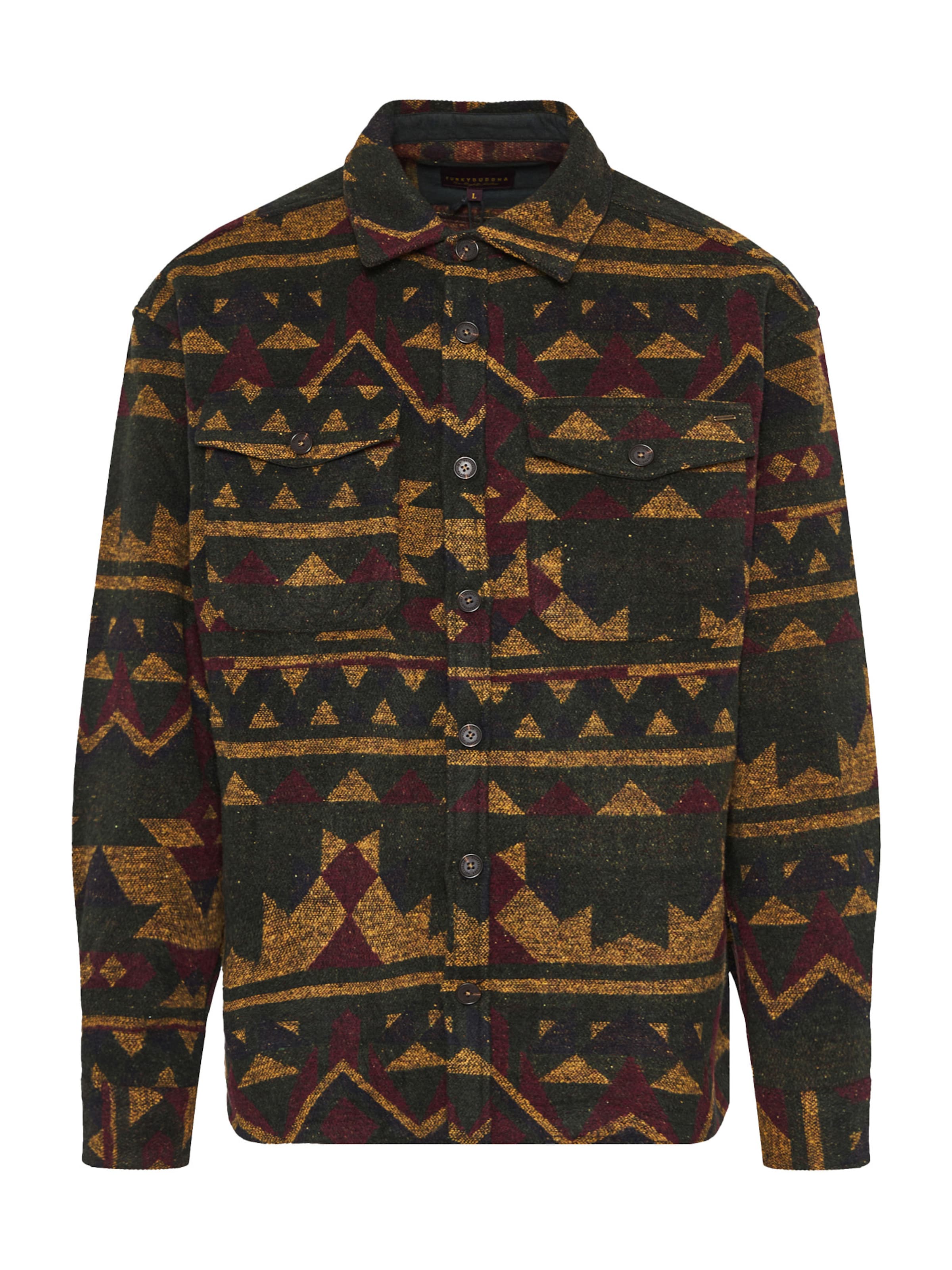 Funky Buddha Φθινοπωρινό και ανοιξιάτικο μπουφάν σε καφέ: μπροστά