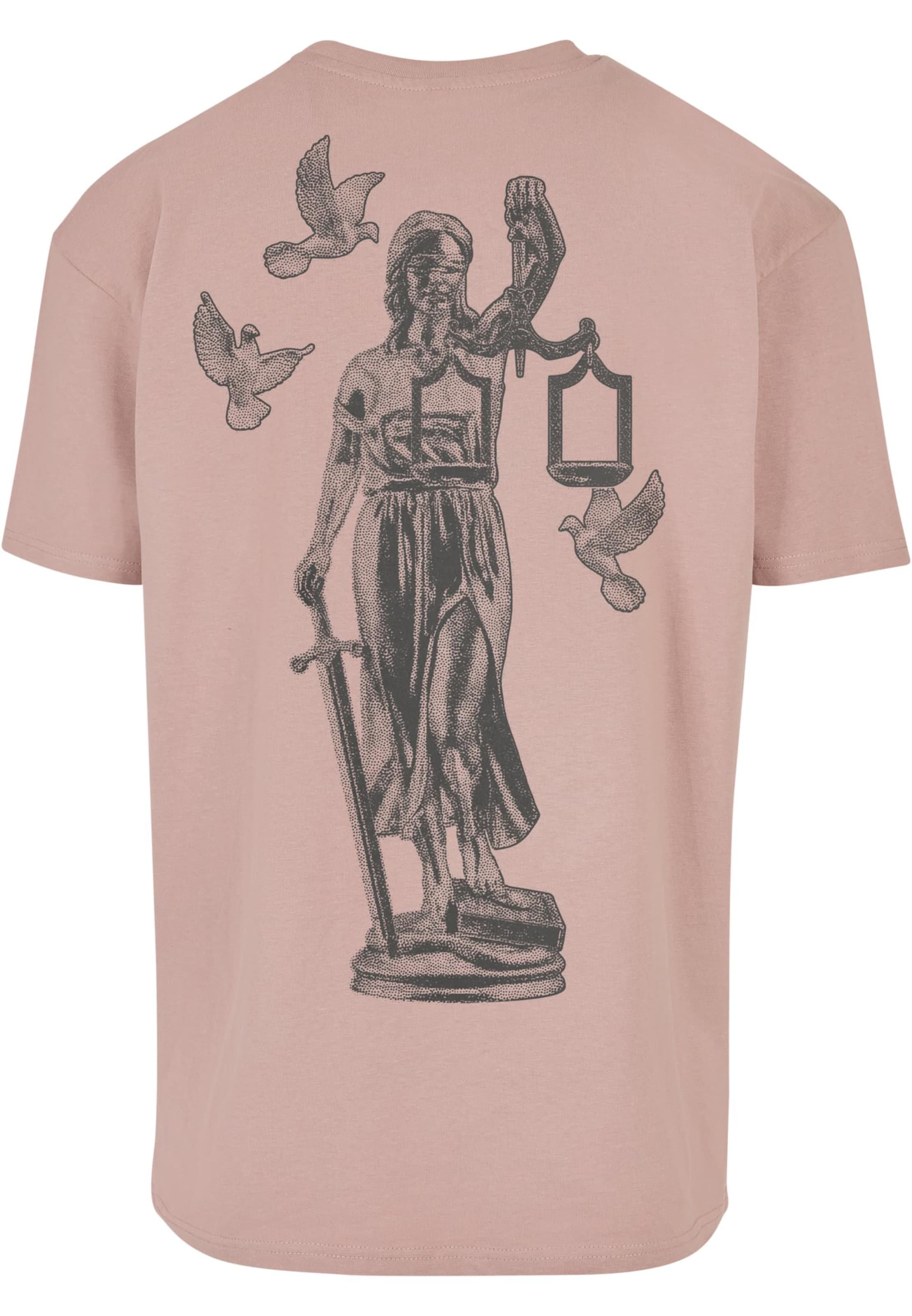MT Upscale T-Shirt 'Justice' in Pink