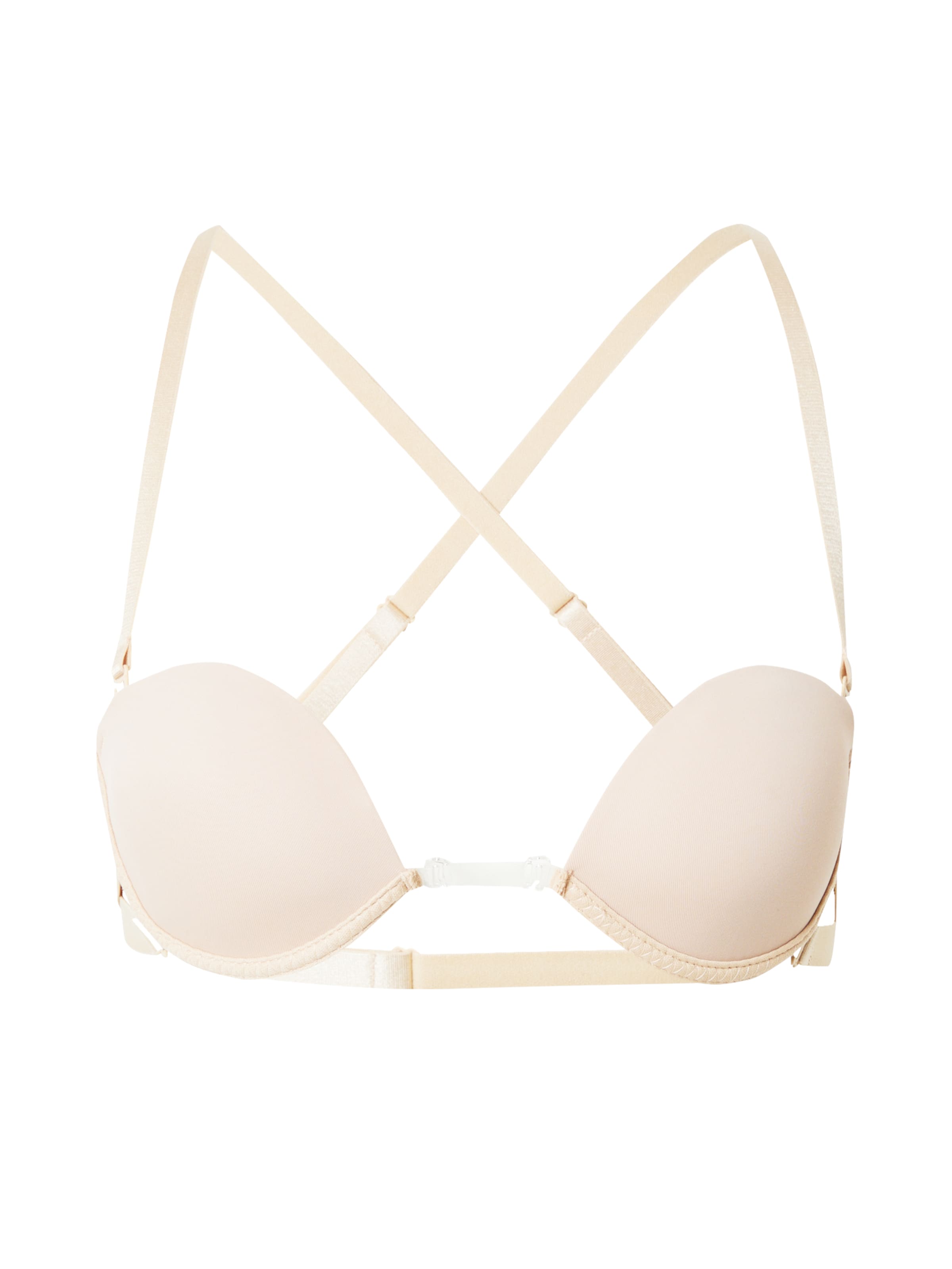 MAGIC Bodyfashion Balkonetové Podprsenka - Béžová: predná strana