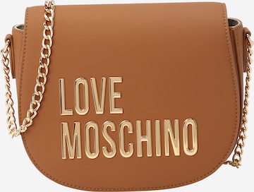 Love Moschino Skuldertaske i beige: forside