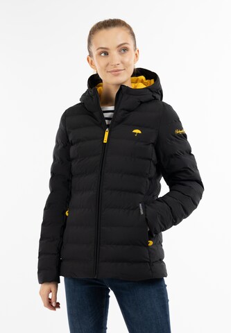 Schmuddelwedda Winterjacke in Schwarz: predná strana