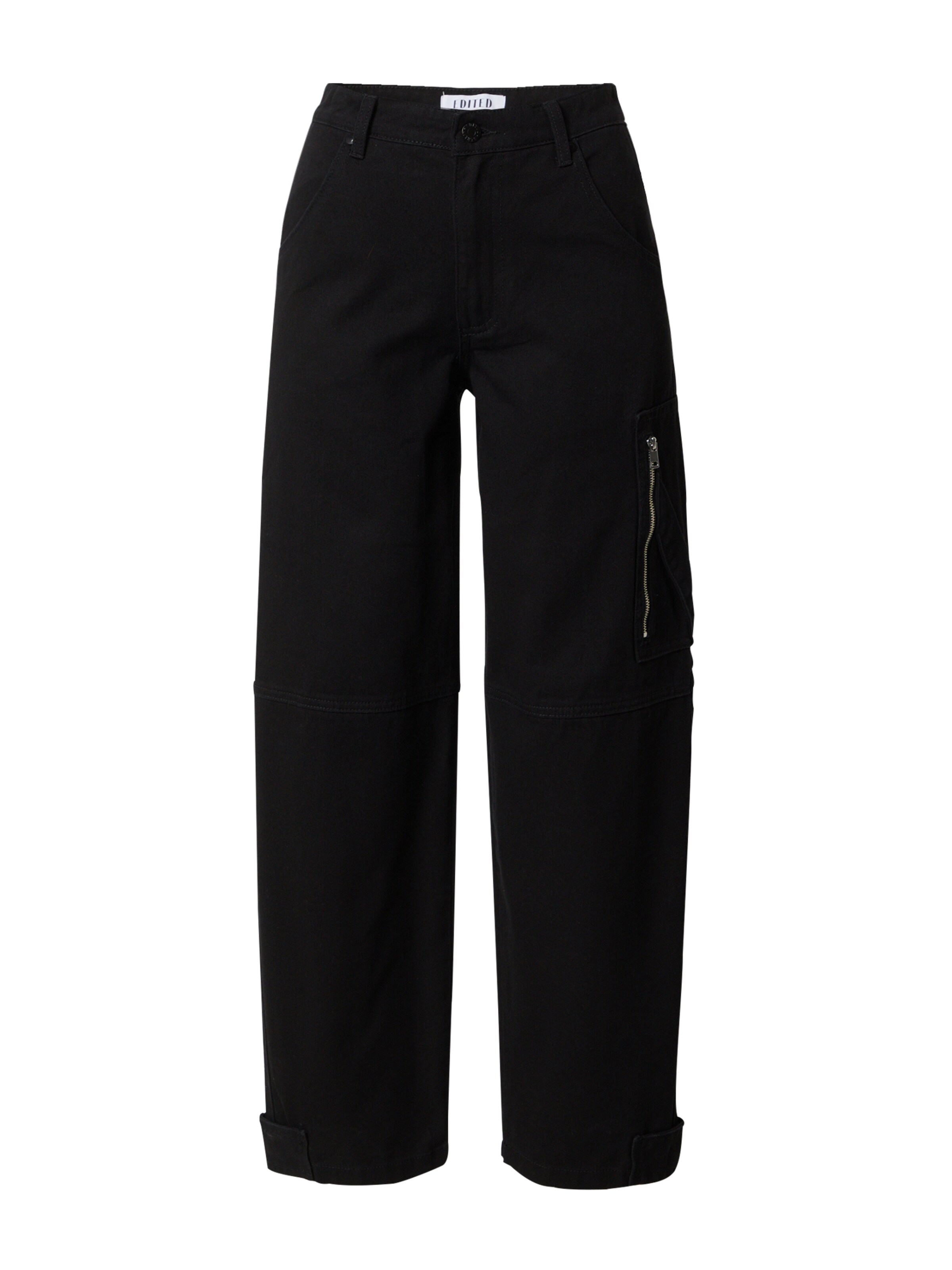 EDITED regular Jeans 'Rieke' i sort: forside