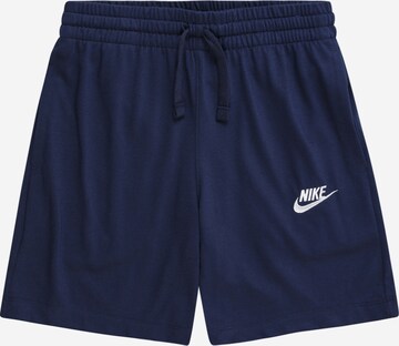 Nike Sportswearregular Hlače - plava boja: prednji dio