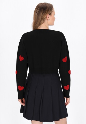 MYMO Knit cardigan in Black