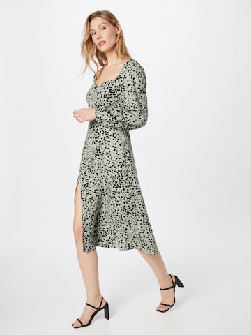 Missguided Jurk 'Milkmaid' in Groen: voorkant