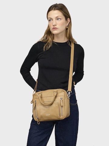 Nat&Nin Handtas 'MINI MACY' in Beige: voorkant