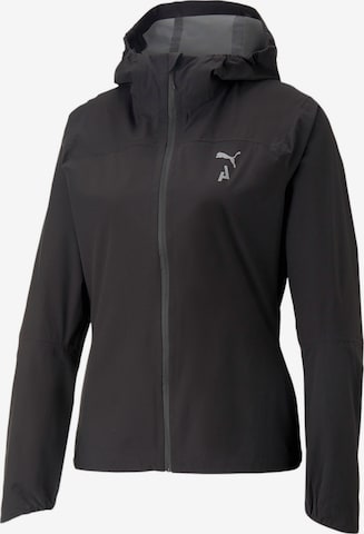 PUMA Athletic Jacket 'SEASONS' in Black: front