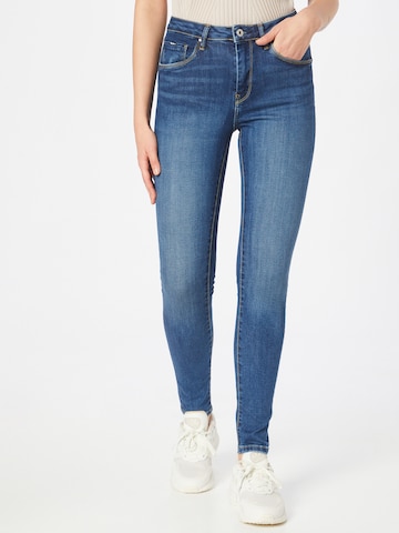 Skinny Jeans 'REGENT' de la Pepe Jeans pe albastru: față