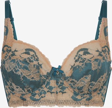 Bustier Soutien-gorge LingaDore en bleu : devant