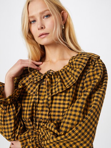 Abito camicia 'GLORIA' di Damson Madder in giallo