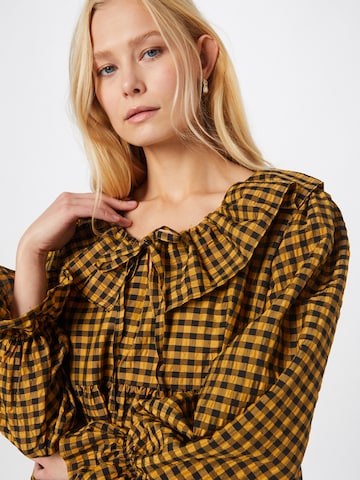 Damson Madder Shirt Dress 'GLORIA' in Yellow