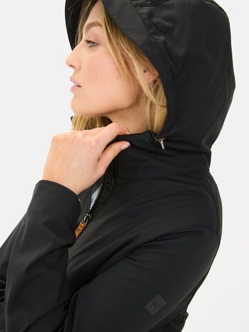 CAMEL ACTIVE Softshell Jacke aus recyceltem Polyester in Schwarz