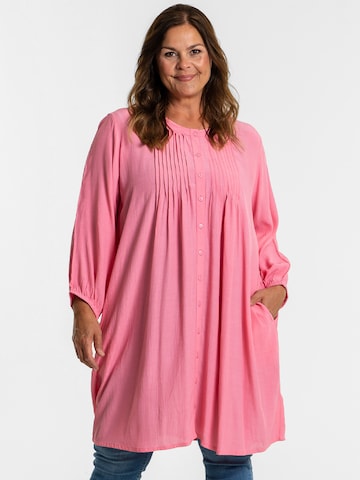 GOZZIP Tunic 'Johanne ' in Pink: front