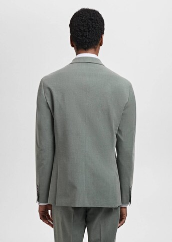 MANGO MAN Regular fit Suit Jacket 'Paris' in Green