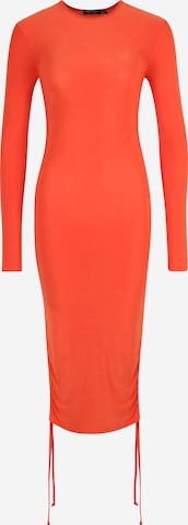 Robe Nasty Gal Petite en orange : devant