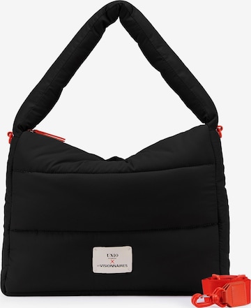 Sac bandoulière 'Unio' Les Visionnaires en noir : devant